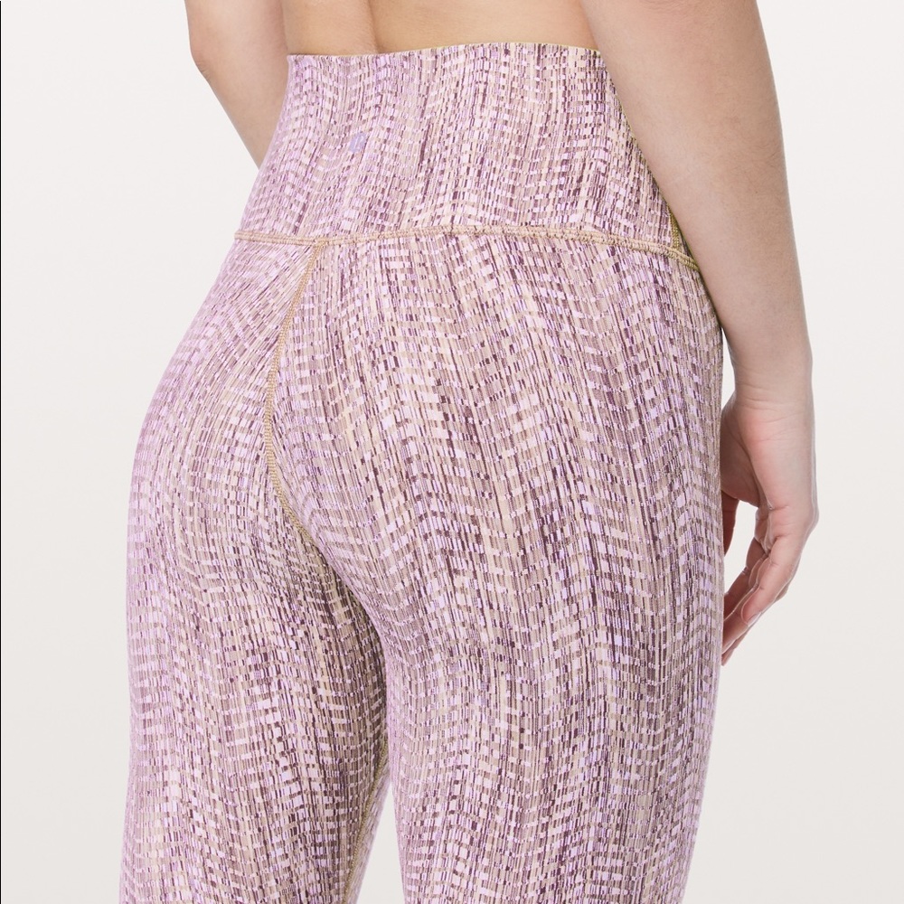 Lululemon wunder under 25” leggings jacquard 2